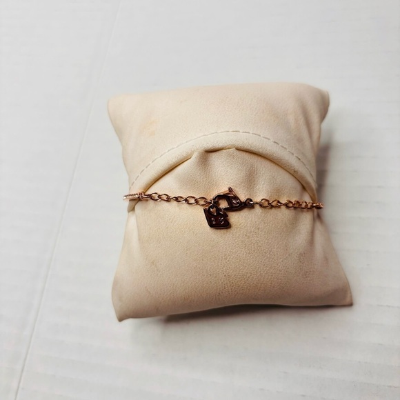 SWAROVSKI White Rose Gold Sparkling Dance Bangle - Picture 5 of 8